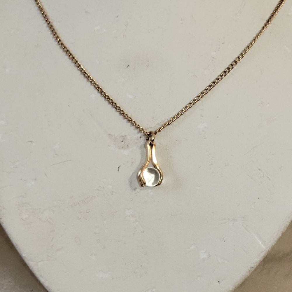 Crystal Ball  Pendant Necklace